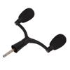 Aluminum Alloy Fishing Reel Double Handle Grip Rocker Arm Spray Painting Matt Black Lure Spinning Fishing Wheel Hex