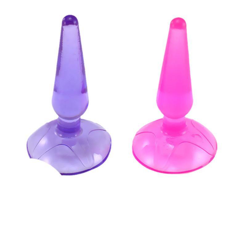 Silicone Soul Cone: Suction Cup Anal Plug Set (Large, Medium, Small) - Soft Rubber Adult Toys.