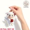 Decorazione Angelo Amore - Carina decorazione pendente 2D adatta per auto, feste, matrimoni, fidanzamenti, San Valentino e Capodanno