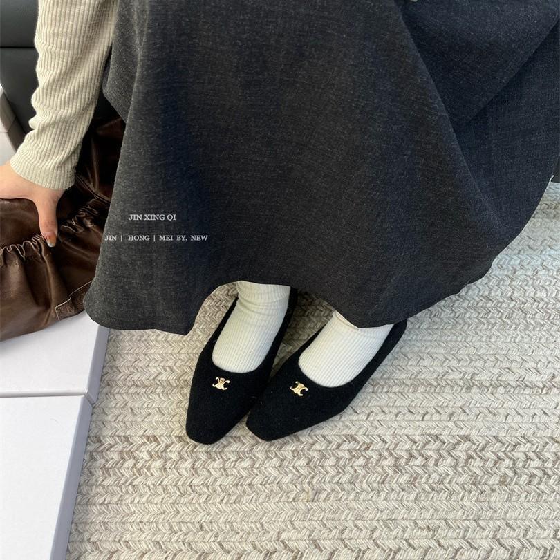 French flat-bottomed small fragrant wind velvet Doudou single shoes women's shoes 2025 new autumn and winter versatile outer wear Mao Mao shoes
