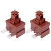 2 Pack AC125V 15A On Off Power Button Switch For Miele C1 C2 C3 Series Vacuum Cleaner Power Control
