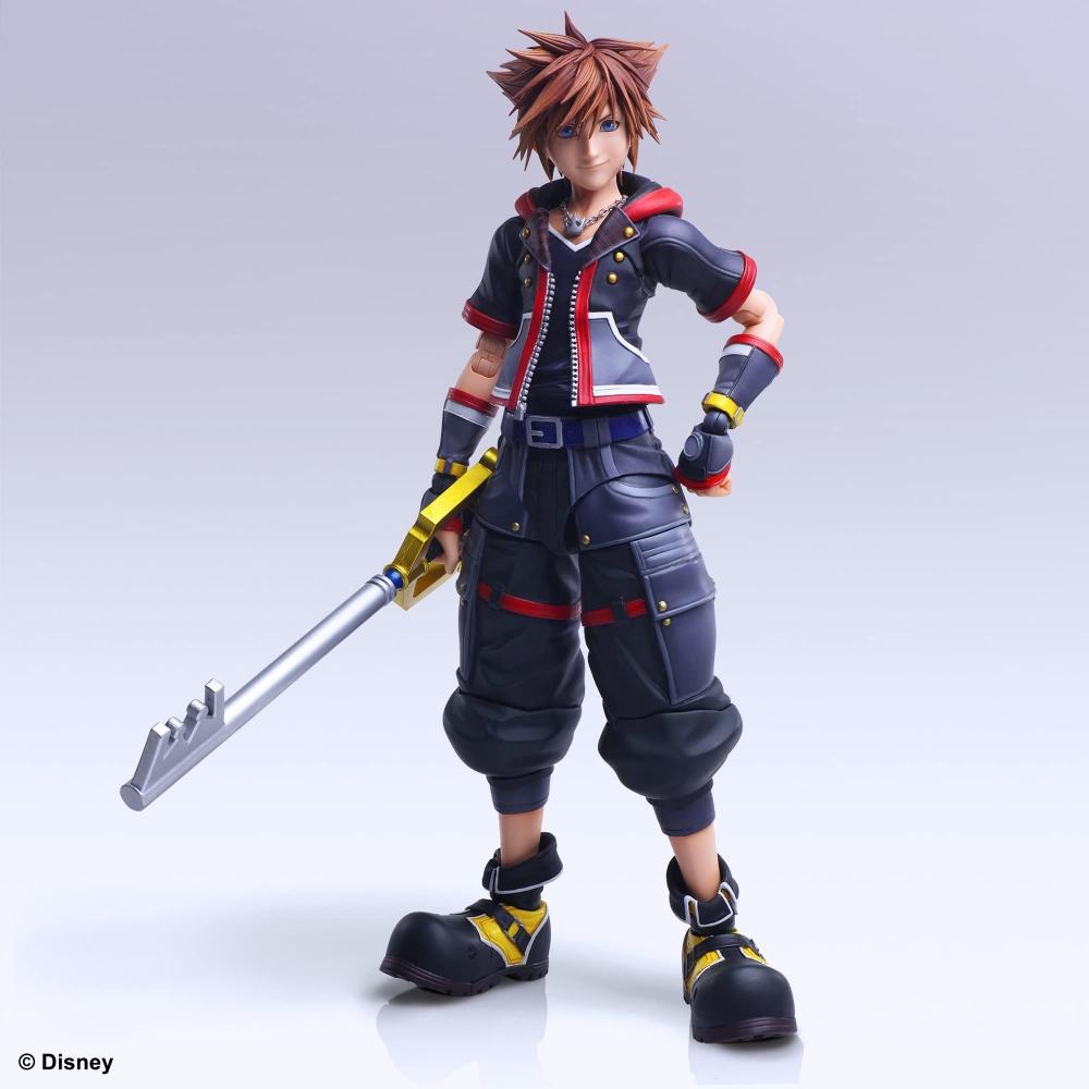 KINGDOM HEARTS III Play Arts Kai Sora ver.2 DX версия ПВХ окрашенная подвижная фигурка — фото 3
