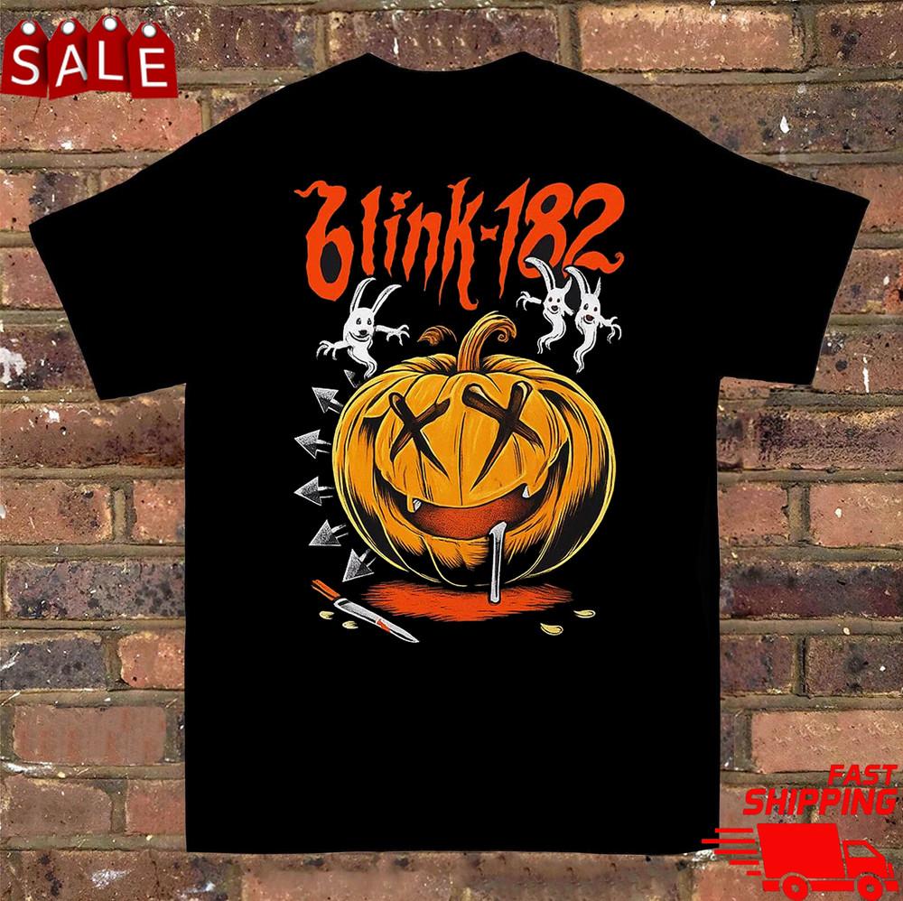New! Halloween Band Blink-182 Shirt Short Sleeve JJ5780