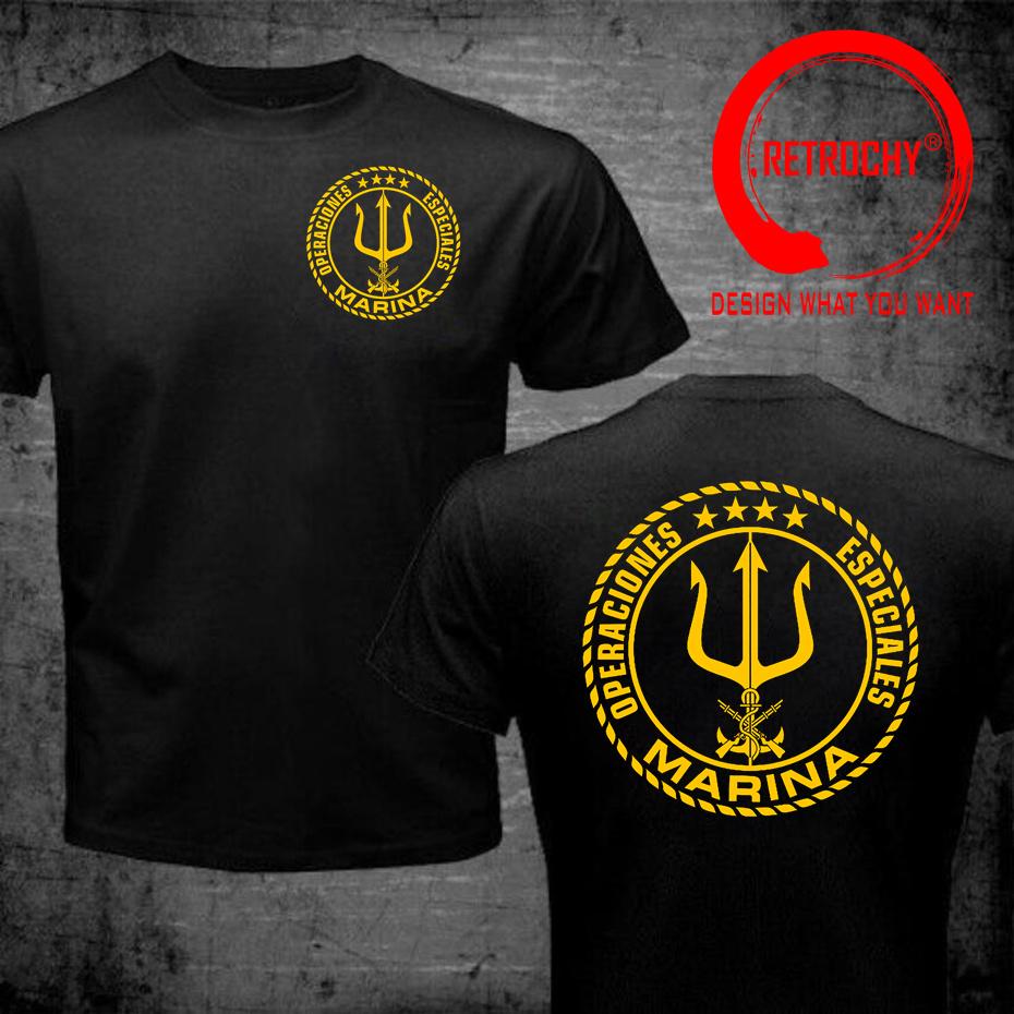 Funny Mexician Marines T Shirt Military Army Mexico Marina Special Operations Forces Operaciones Especiales TShirt Male TShirt