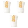 Set of 3 Uzu Karakusa Free Cups X Cm Beer Cups Setomonohonpo (white) [8.7 11.2 (350 Cc)]
