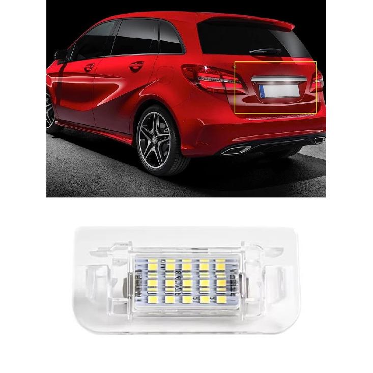 1/2PCS 15SMD Car LED License Number Plate Light  Canbus Error Free For Mercedes Benz B-Class W242 W246 2011-2019 A2468201566
