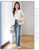 2025 Spring/Summer Women's Loose-Fit Embroidered Jacket: New Chinese Retro Style, Round Neck, Outerwear SP6057