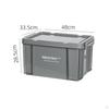 Camping Storage Box Organizer with Lid Space Saving for Organizing Industrial Bin