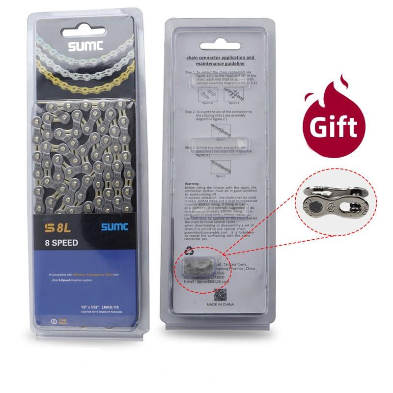 SUMC Aktuelle 12V 11V 10V 9V 8V MTB 8 9 10 11 12 Geschwindigkeit fahrrad Kette Mountainbike Aktuelle Rennrad Kette Quick Link Für