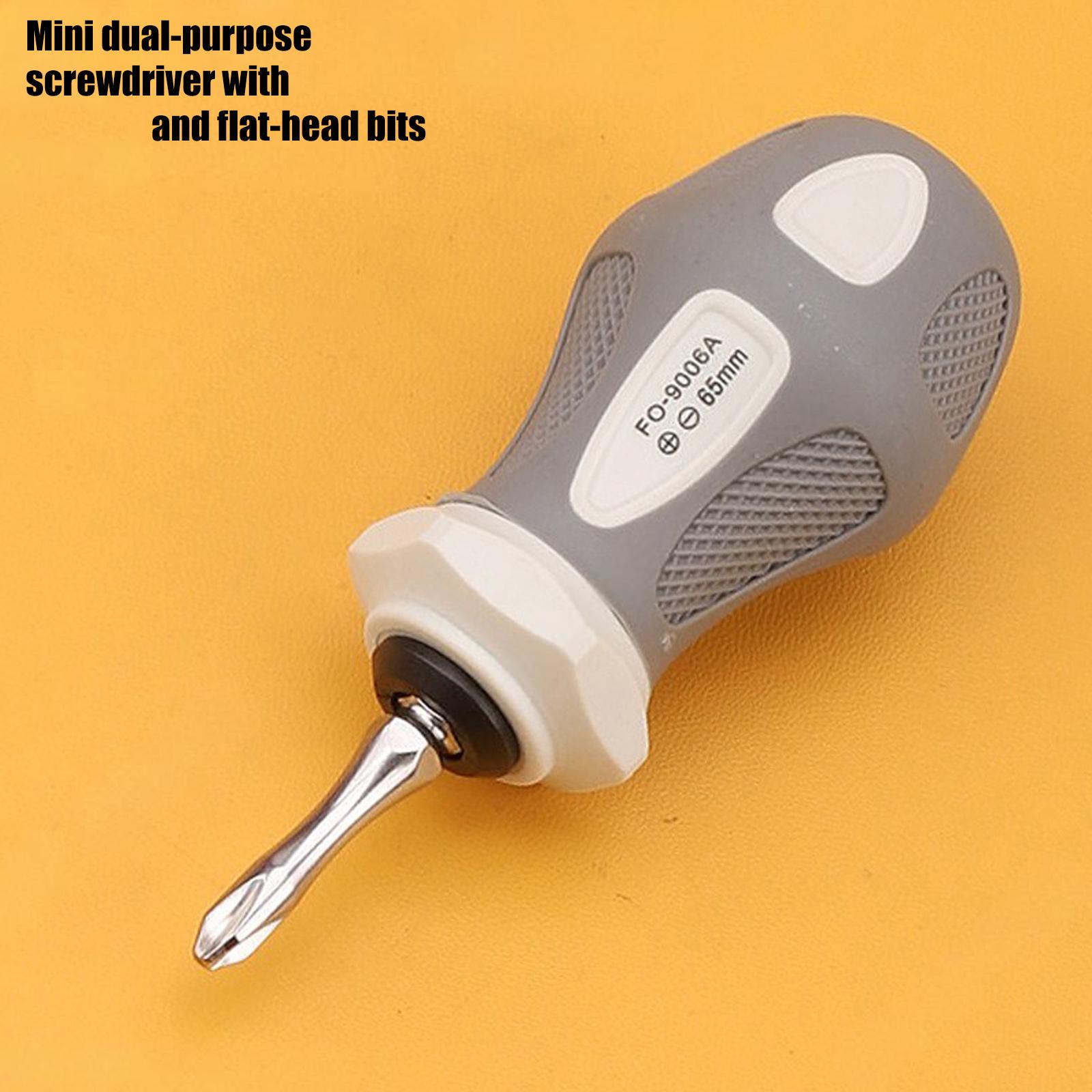 

High Strength Steel Screwdriver Double Bit PH2 5mm Two In One Screwdriver Ideal for DIY and Professional Applications 1