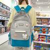 Schoolbag New Junior High School Schoolbag Female Tide Brand Large Capacity Backpack Men's Casual Versatile Ins Backpack Japanese Travel Bag