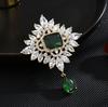 Senior Brooches Flower Leaf Brooch Pins for Women Suit Pendant  Fashion Brooches Jewelry