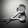 304 Stainless Steel Corrosion Net Leakage Filter Net Fishing Spoon Foam Foam Slag Filter Net Square Handle Tight Leakage