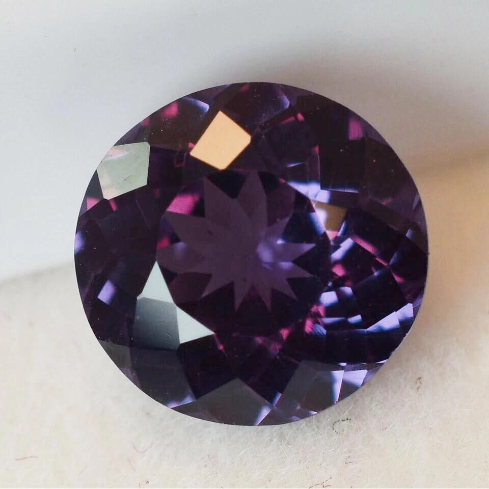 Alexandrite Color Changing Natural 15-16 Ct Round Cut Fabulous Gemstone