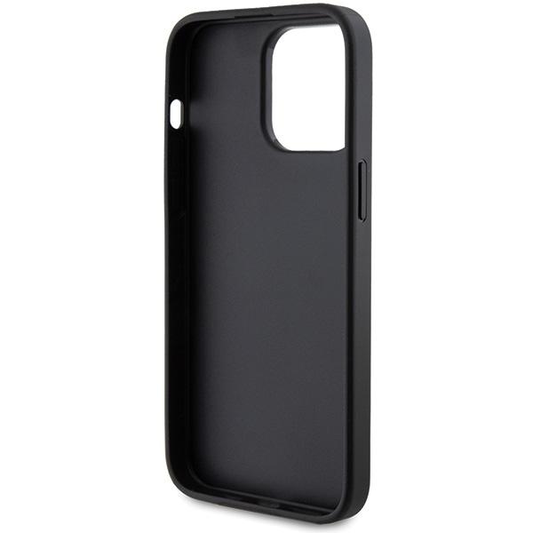 Guess Guhcp15Lg4Gfgr Iphone 15 Pro 6.1 Szary/Grey Hard Case 4G Metal Gold Logo