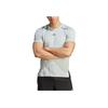 Adidas SS23 Round Neck Pullover Short Sleeve T-Shirt Men T-Shirts Silver IB3467