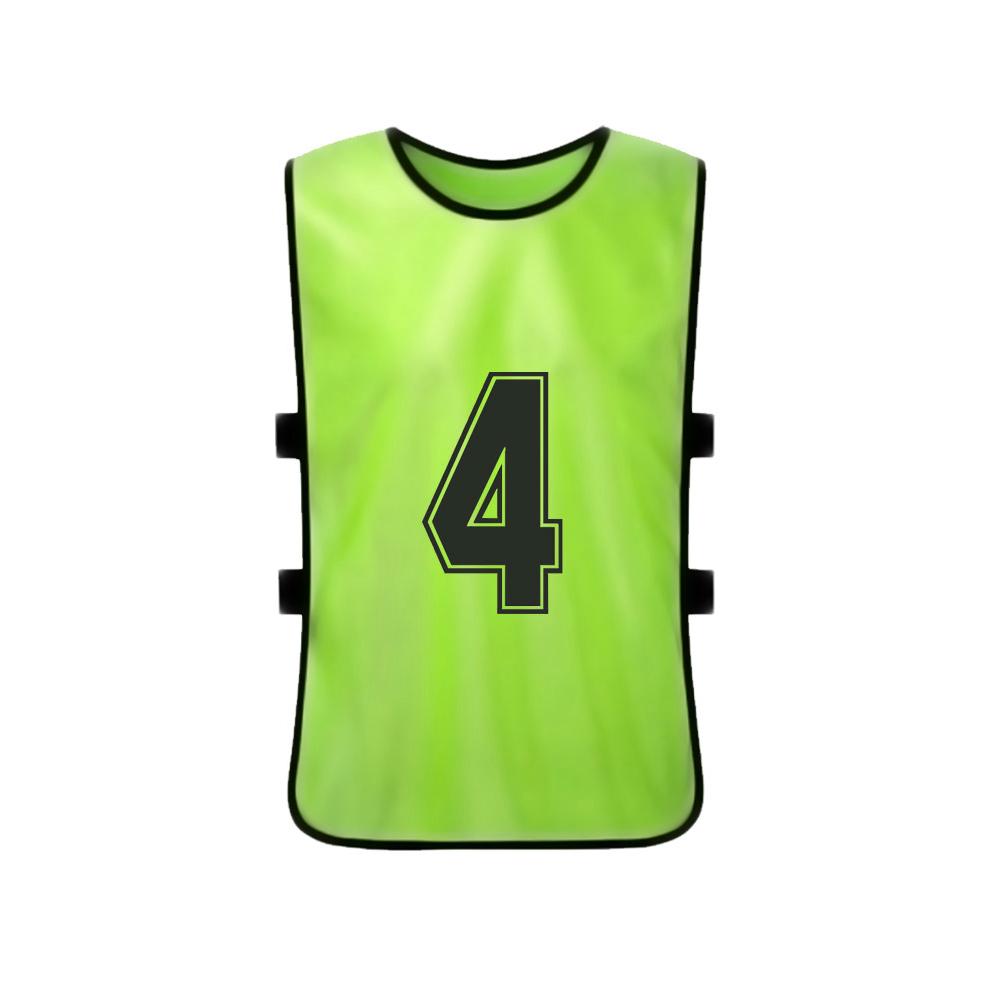 12 PCS Kid S Football Pinnies 2 Colors Quick Drying Soccer Jerseys Youth Sports Scrimmage Basketball Training Numbered Bibs Practice Sports Vest