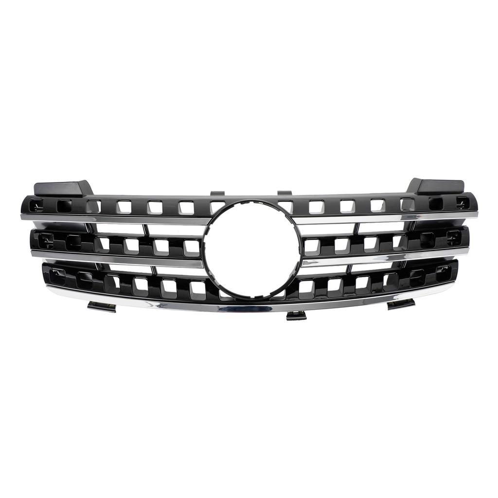 Front Grille Grill Fit Mercedes ML-Class W164 2005-2008 Chrome/Black