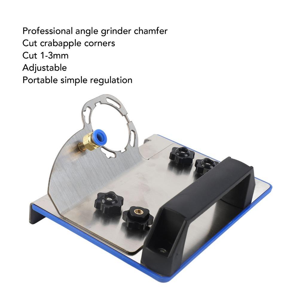 

45 Degree Tile Chamfering Tool Portable Angle Grinder Holder Secure Angle Grinder Beveling