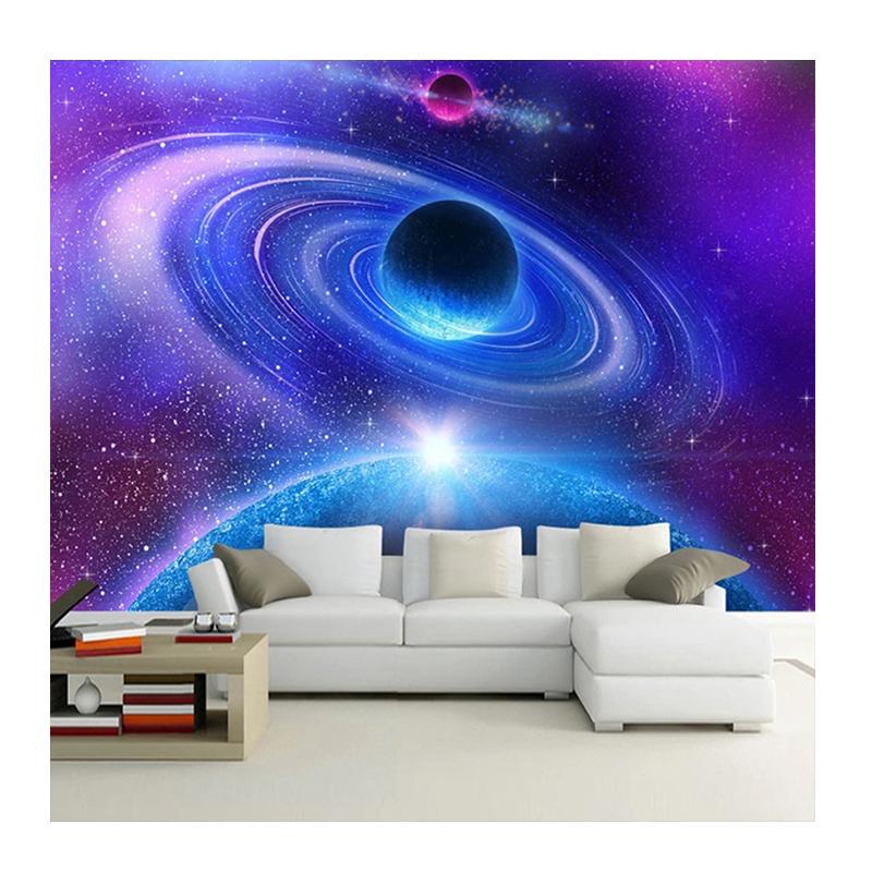 

3D обои Космос Вселенная фотография фон домашний декор настенная роспись гостиная декор спальни обои 200 cm(W) x 140 cm(H)