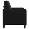Storage Sofa in Black 72 x 78 x 87 cm Polyester