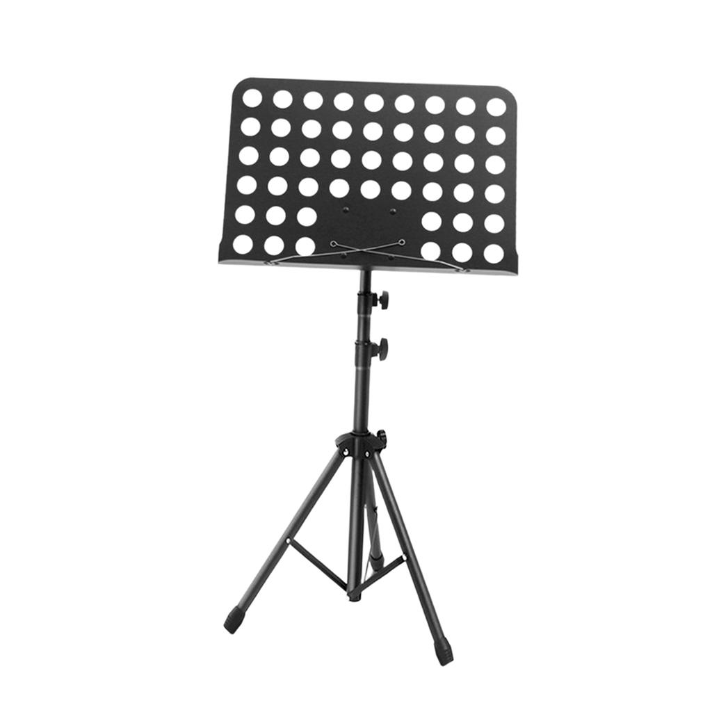 Portable Foldable Music Stand, IRIN One-Button Collapsible Tripod Design for Easy Transport & Storage, Compact Sheet Score Holde