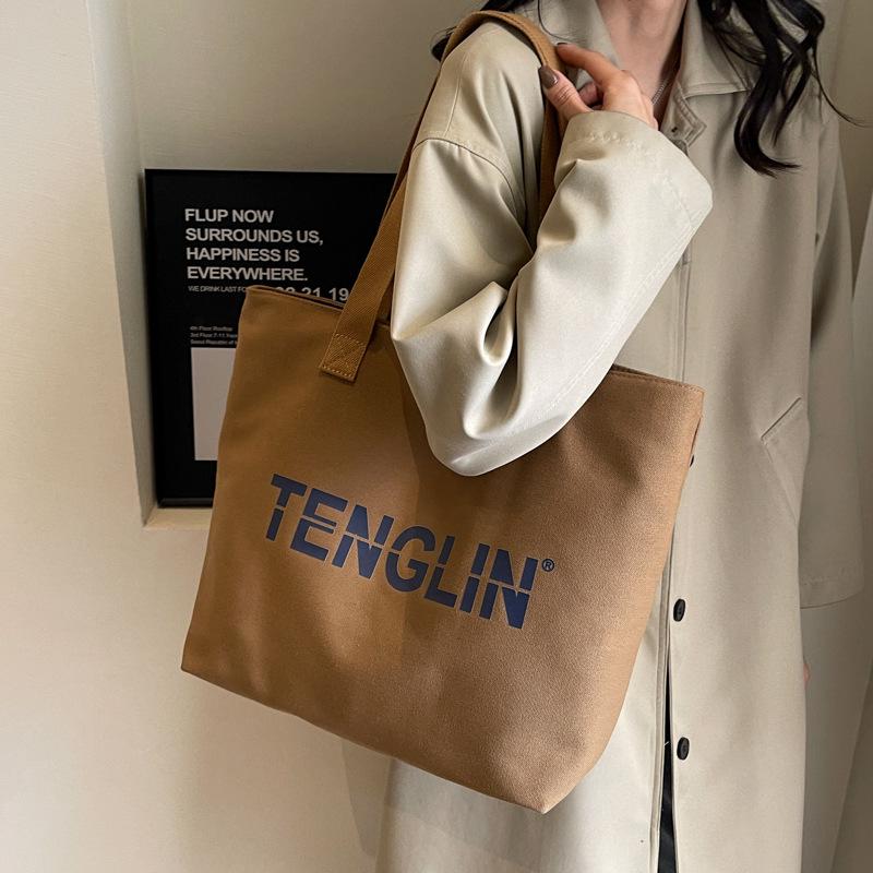 

Large Versatile Canvas Tote Bag for Women - 2025 Summer Collection