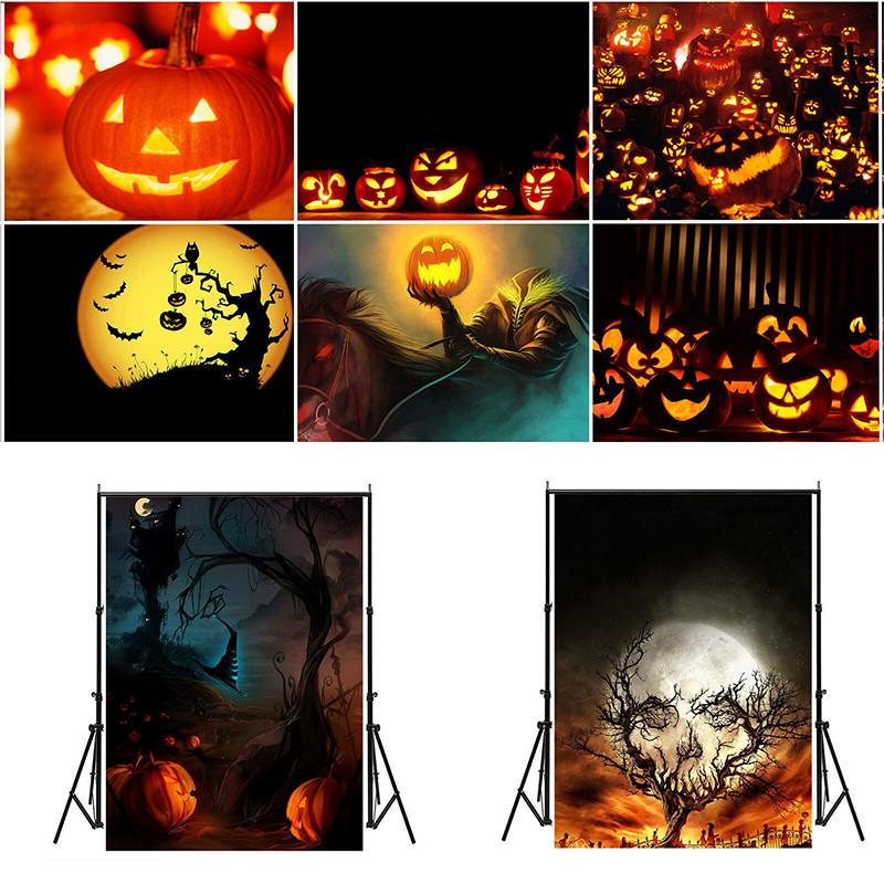 Halloween Cemetery Backdrop for Birthday,Youngsters Shower,Graduation Party Decor,Photography Background,Halloween Decor
