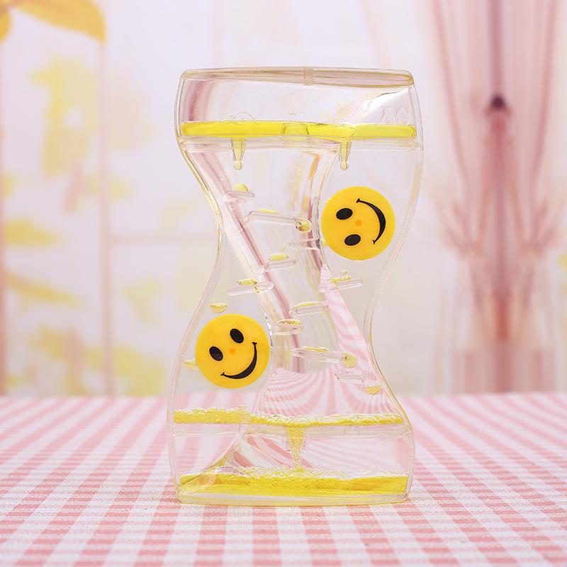 Timer Moving Drip Oil Hourglass Liquid Bubble Kids Toy Home Office Desk Decor Home Decorations Household Supplies