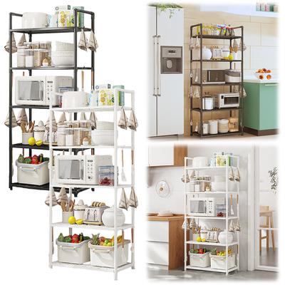 5 Tier Storage Shelves Heavy Duty Storage Rack 66 Lbs Capacity Standing Shelf for Kitchen Pantry Closet Bathroom Laundry Garage