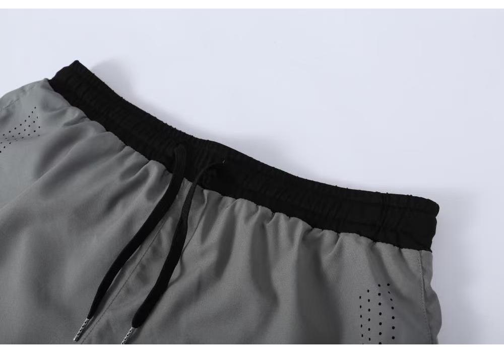 Men's Double-Layer Quick-Dry Running Shorts with Phone Pocket