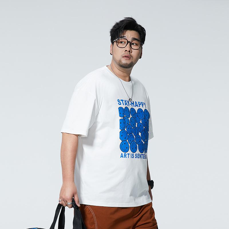 

Футболка большого размера tide мужская летняя новая свободная повседневная с принтом и короткими рукавами 8XL