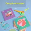 Paper Cutting Set Free Plastic Scissors Included Diy Paper Cutting Kids Handmade Paper Crafting Preschoolers Developmental Toy