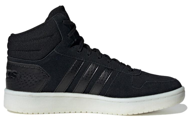 Adidas Hoops 2.0 Mid 'Black White' Women's EE7893