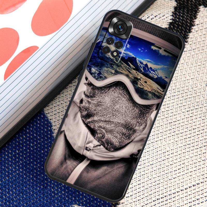 Cool Sports Snowboarding Case For Xiaomi Redmi Note 14 13 12 11 Pro 11S 12S Redmi 10 13 15 13C 15C 10C 12C 14C Funda