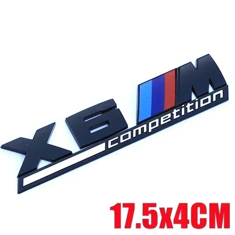 1 Stück Autoaufkleber Kofferraumaufkleber Autoemblem Für BMW X3 X4 F25 F26 G01 G02 X5 G05 X6 F15 F16 E70 E71 M Competition