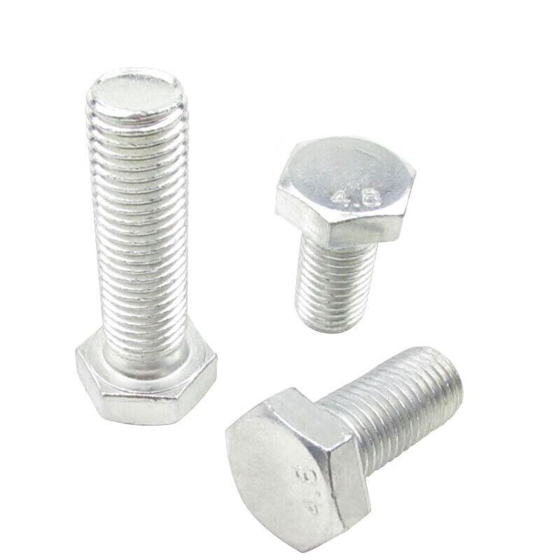 Galvanized Hex Head Bolt, Grade 4.8