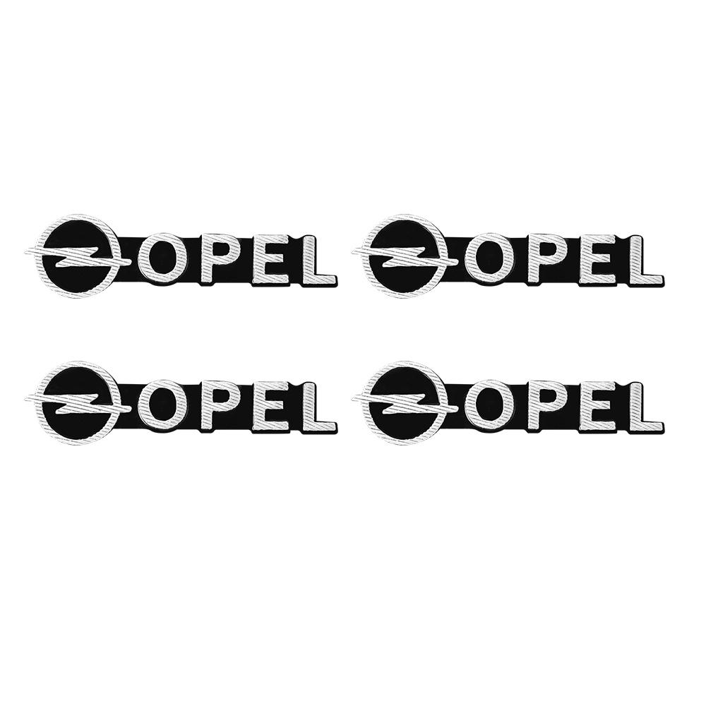 

For Opel OPC Astra K Vivaro Corsa Zafira Insignia Aluminum Car Interior Audio Speaker Badge Sticker Decoration Auto Accessories