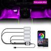 Led Car Foot Ambient Light With USB Neon Mood Lighting Backlight Music Control App RGB Auto Interior Decorative Atmosphere Light