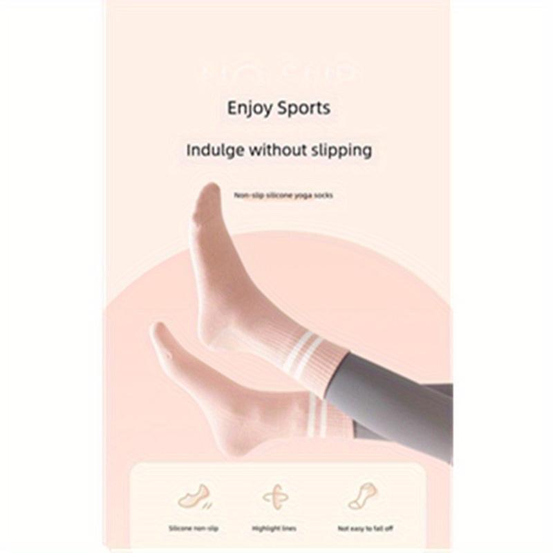 1PACK/3 Pairs of Women's Yoga Socks, Middle Tube Socks, Women's Pilates Socks, Ballet Barefoot Exercise Socks