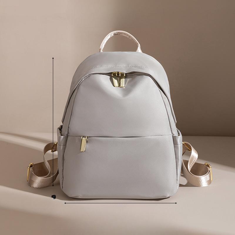 New Women's Backpack Oxford Cloth Versatile College Student Schoolbag Simple Large Capacity Backpack Casual Travel Bag
