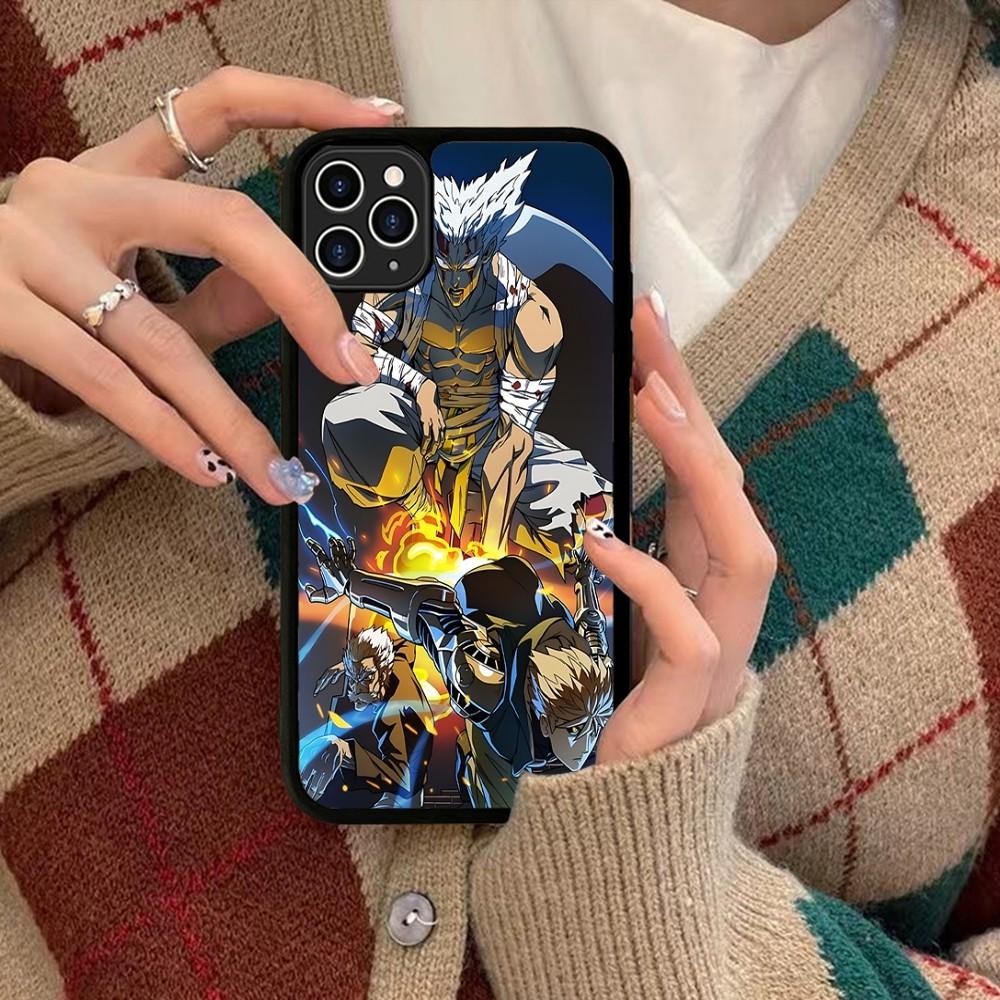 One Punch Man Phone Case Silicone PC+TPU For For IPhone 11 12 13 14 15 16 Plus Pro Max Cover