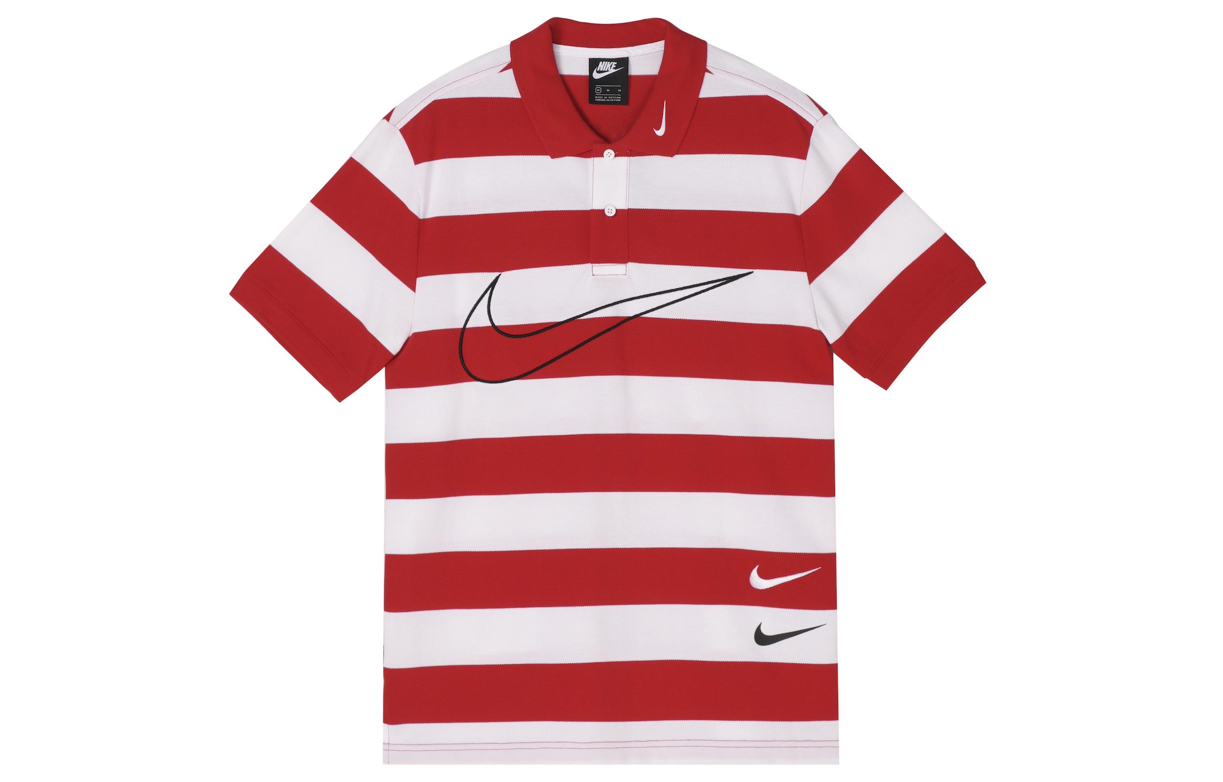 Nike Polo Shirt Men s Red White CJ4910-657 L