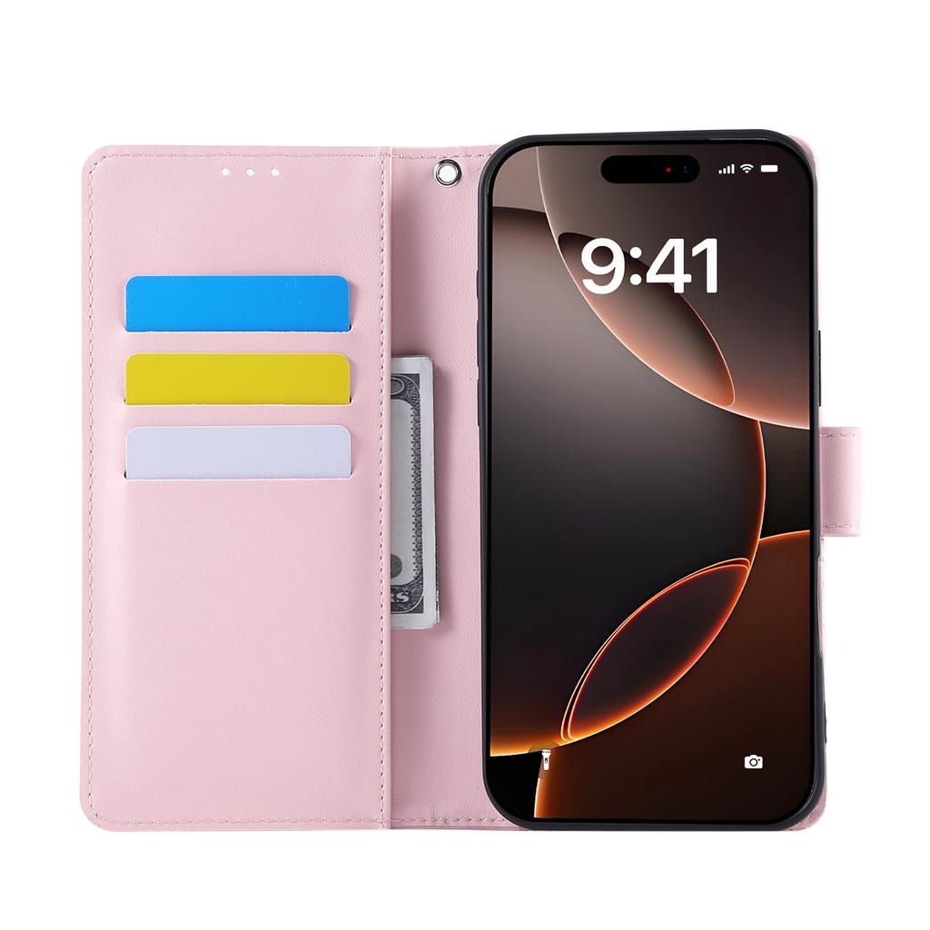 Luxuriöse Rosenblumen-Brieftasche für Redmi Note11S 12 13 14 Redmi 14CXiaomi POCO C65 C75 POCO X5 PRO iPhone 13 iPhone13pro 14 plus 15pro max 16 16E