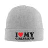Ich liebe meine Freundin Warme Strickmütze Winter Strickmütze Mützen Beanies Hip Hop Caps für Unisex