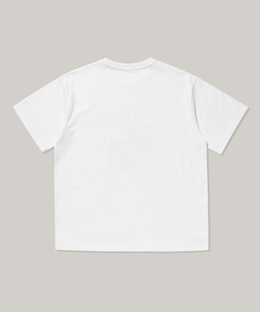BETWEEN A AND B Starry Night Oversized T-Shirt [White]