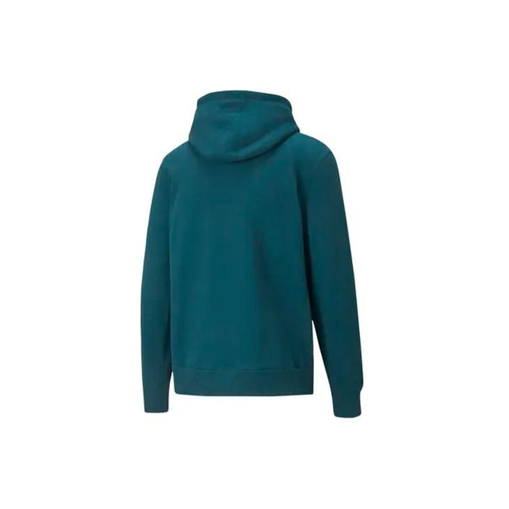 Puma X Butter Goods Logo Potisk Volná Mikina Unisex Vrcholy Jezerně Zelená 532438-40