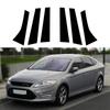 6 יחידות עבור פורד מונדיאו MK4 2008-2013 שחור מבריק החלפת עמודי חלון דלת רכב