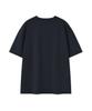 WACKY WILLY Arch Typography Short Sleeve T-Shirt Navy