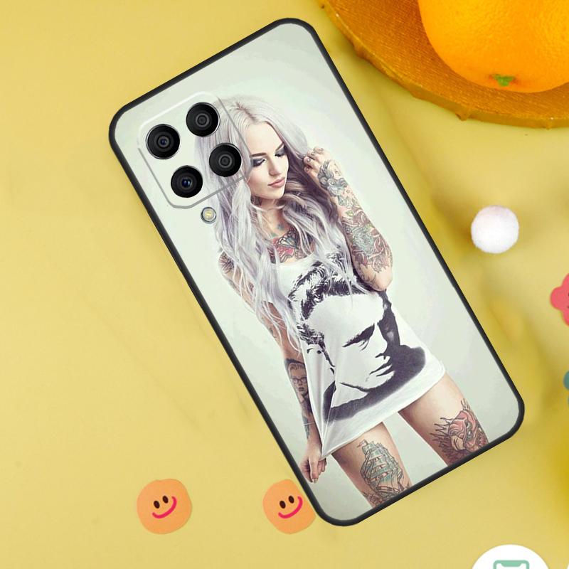 Sexy Tattoo Girl Case For Samsung Galaxy M31 M32 M12 M52 M21 M15 M55 M56 M36 M16 M06 M13 M33 M53 M14 M34 M54